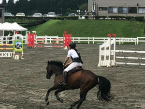 平塚乗馬クラブ試合の様子